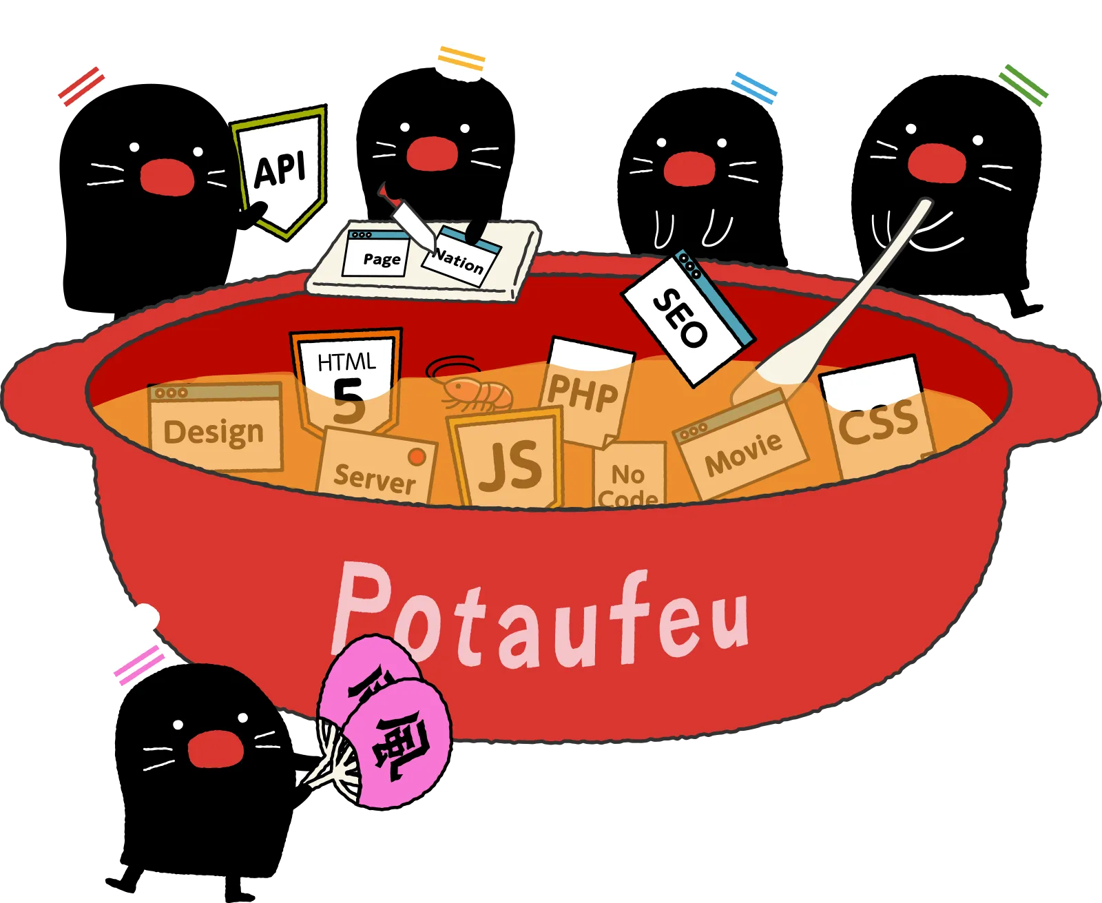 ポトフを作っている様子。